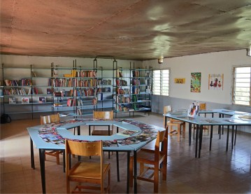 library interior